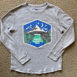 Boys thermal tee- size L